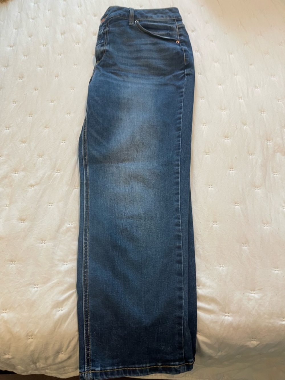 Time and Tru Women's Dark Blue Straight-Leg Jeans